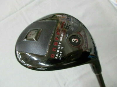 GOLF CLUBS FAIRWAY WOOD DAIWA GLOBERIDE ONOFF ARMS KURO 3W S-FLEX - Image 1 of 4