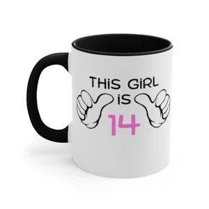 14th Birthday Novelty Mug Funny Birthday Gift 14 year old - Picture 1 of 3