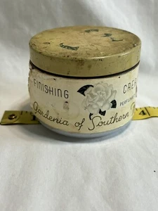 Crema di finitura vintage profumata con Gardenia del sud della Francia barattolo vuoto 3 once - Foto 1 di 9