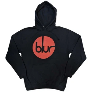 Blur - logotipo circular - suéter azul marino con capucha - Imagen 1 de 1