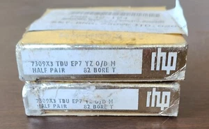 RHP BEARING # 7309X3 TDU EP7 YZ O/DM HALF PAIR 82 Bore T - Picture 1 of 3