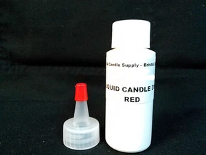 1 oz RED LIQUID CANDLE DYE EVO FOR SOY WAX CANDLE MAKING SUPPLIES - Picture 1 of 2