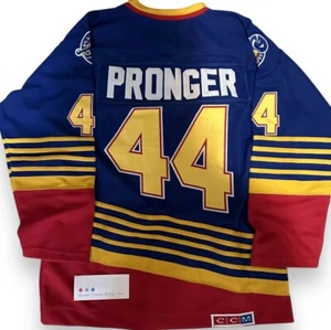 Chris Pronger St. Louis Blues CCM Throwback Jersey - Home Blue (Men's Sizes) - Picture 1 of 3