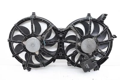 2009 NISSAN 370Z RADIATOR FAN SHROUD COOLING FANS ASSEMBLY OEM DAMAGE KW41 - Image 1 of 4