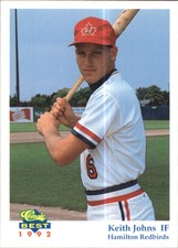 1992 Hamilton Redbirds Classic/Best #12 Keith Johns