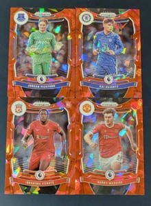 2021-22 Prizm Premier League EPL Soccer RED ICE PRIZMS with Rookies You Pick