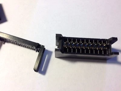 Lot 160 Flat Cable IDC Socket Connector 20 (2 X 10) Pins,Straight Without Relief - Image 1 of 4