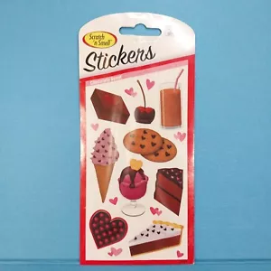 NEW Mello Smello Scratch 'n Sniff Chocolates Scented Stickers Dessert Cake Pie - Picture 1 of 6