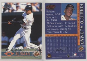1999 Pacific Platinum Blue Roberto Alomar (In Action) #45.2 HOF