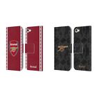 OFFICIAL ARSENAL FC 2022/23 CREST KIT LEATHER BOOK CASE FOR APPLE iPOD TOUCH MP3