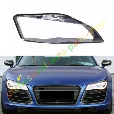 Cubierta de lente de faro lateral derecho + pegamento para Audi R8 2008-2015 Foto 1 de 4