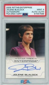 TARJETA AUTÓGRAFA JOLEME BLALOCK AS T'POL PSA COMO NUEVA 9-STAR TREK ENTERPRISE TEMPORADA 4 - Imagen 1 de 1