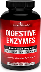 Digestive Enzymes with Probiotics & Prebiotics 90 Capsules - Picture 1 of 12