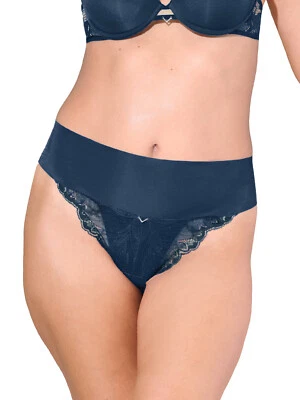 Lisca Charisma 012376 Damen Brazilian Taillenslip Gr. 36-44 in vanilla und blue - Bild 1 von 3