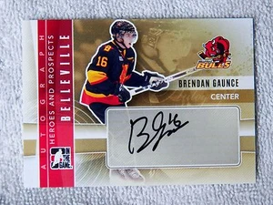 Vancouver Canucks 11/12 ITG Heroes & Prospects Brendan Gaunce Auto Card - Imagen 1 de 1