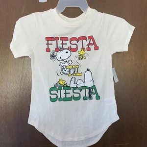 Camiseta para mujer Charlie Brown Snippy Fiesta Siesta talla XS 1 nueva - Imagen 1 de 3