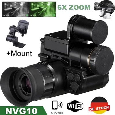 NVG10 Monocular Night Vision Goggles 1080P WiFi ZOOM for Hunting Observation - Bild 1 von 4