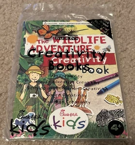 Chick-fil-A Kids Meal TOY BOOK Creativity Books The Wildlife Adventure New 4+ - Imagen 1 de 8