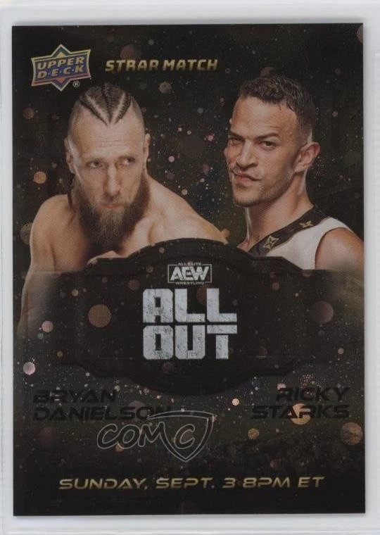 2024 AEW All Elite Wrestling Posters Foilboard /249 Bryan Danielson Ricky Starks - Image 1 of 2