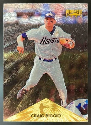 1996 Pinnacle Craig Biggio Starburst 艺术家证明 #111 太空人 — 第 1/2 张图片