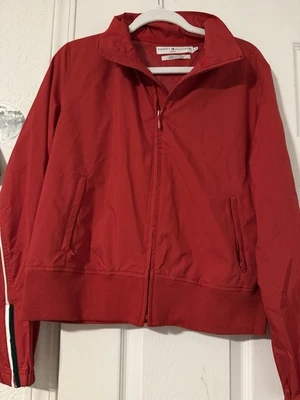 Tommy Hilfiger Golf Full Zip Jacket Red Lightweight Coat Women's Large - Image 1 of 4
