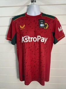 Camiseta de fútbol Wolverhampton Wanderers Wolves talla 23/24 mediana nueva - Imagen 1 de 7