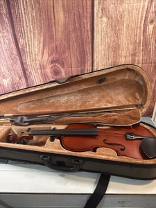 Toyama 4/4A 23 Zoll 4-saitige Violine mit Koffer/Bogen BRAUCHT SAITE - Bild 1 von 7