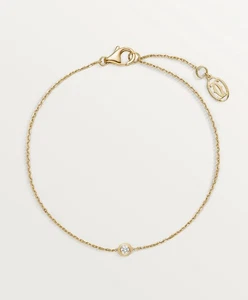 BRAND NEW - Cartier d'Amour 18ct yellow gold & 0.04ct round-cut diamond bracelet - Picture 1 of 10