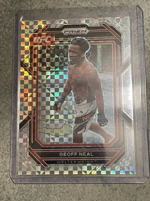 2023 Panini Prizm UFC Geoff Neal #127 Lucky Envelopes Prizm  6/8 - Image 1 of 2