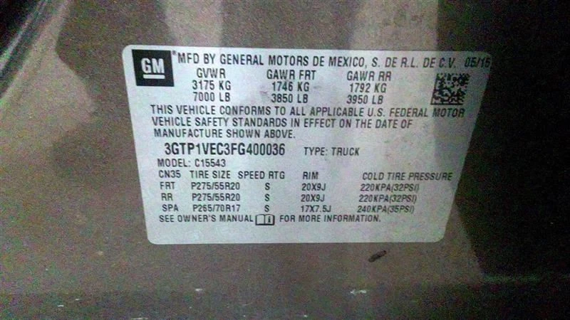 Blower Motor Front Fits 15-20 ESCALADE 104448415 - Image 1 of 4