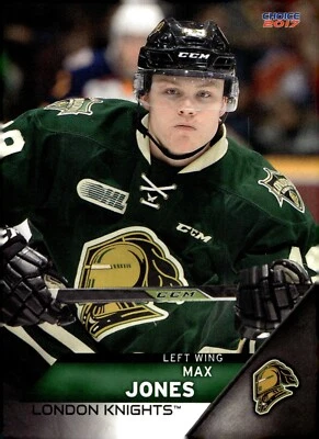 Max Jones - 2016-17 London Knights Team Issued Card #8 - Anaheim Ducks - Image 1 of 2
