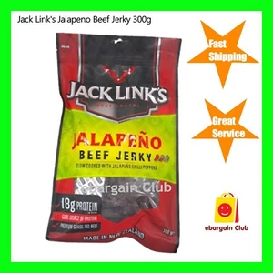 New Jack Link's Jalapeno Beef Jerky 300g - Made in New Zealand, Resealable Pack - Picture 1 of 2