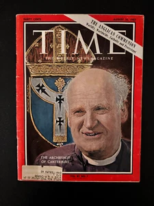 Time Magazine August 1963 The Archbishop of Canterbury Michael Ramsey (D) M N G - Imagen 1 de 1