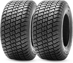 2 PCS 18X9.50-8 Lawn Mower Tires 4PR Turf Saver Lawn & Garden Tires for Garden T - Picture 1 of 6