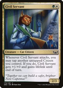 Magic the Gathering (mtg): SNC: Civil Servant - Foil