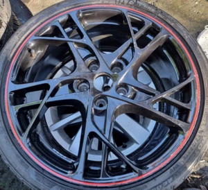 2 * Renault Megane RS 265 Trophy Alloy Wheels Wheel 250 275 Rare - Picture 1 of 14