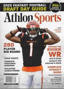 Athlon Sports 2025 Fantasy Football Draft Day Guide Bengals Ja'Marr Chase Cover - Picture 1 of 2