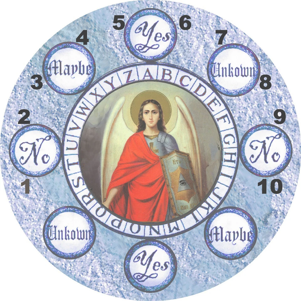 5" Angel Board - Pendulum Dowsing Divination Board - "Michael" - Image 1 of 1