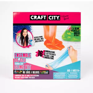 Craft City Karina Garcia DIY Slime Kit Deluxe Red, Yellow & Blue Slime - Picture 1 of 2