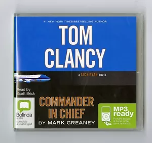 Commander in Chief - Tom Clancy & Mark Greaney - Unabridged Audiobook - MP3CD - Picture 1 of 1