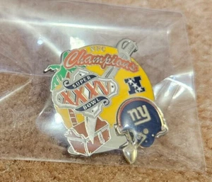 Pin Peter David Super Bowl XXXV Gigantes de Nueva York NFC Campeones - Imagen 1 de 1