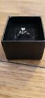 Pre-Owned .25 Caret Diamond Engagement Ring With 10K White Gold Band. Size 7.