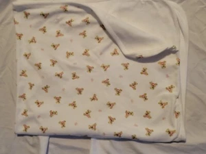 Ralph Lauren Polo Bear Reversible Baby Blanket Girl Pink RL And Shorts On Bear - Picture 1 of 4
