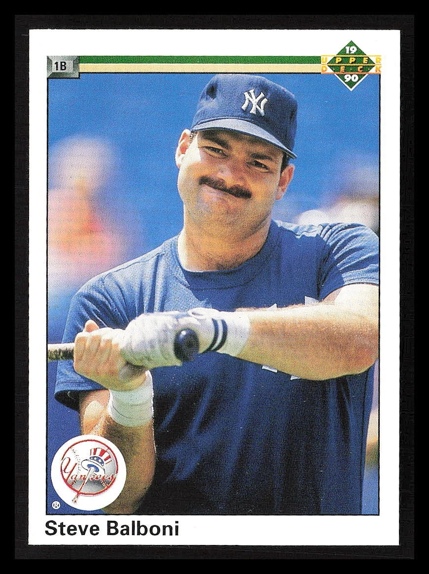 Steve Balboni 1990 Upper Deck #497  New York Yankees