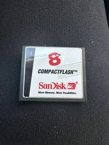 SanDisk 8MB MEGABYTE CF Compact Flash Camera Memory Card - Picture 1 of 2
