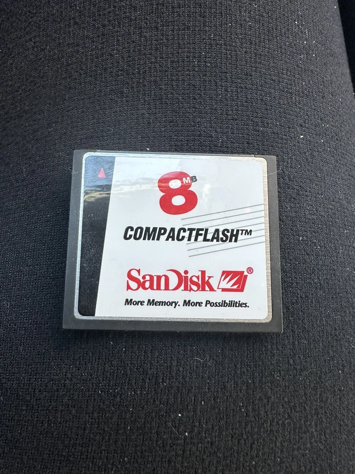 SanDisk 8MB MEGABYTE CF Compact Flash Camera Memory Card - Image 1 of 2