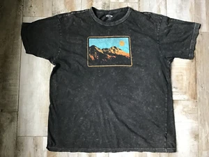T-shirt Old Navy Mountains maglietta adulto grande grigia morbida lavata - Foto 1 di 3