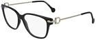 NEW Salvatore Ferragamo SF 2864 001 Black & Gold Eyeglasses 53/14/140