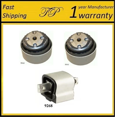 3 PCS FRONT MOTOR & TRANS MOUNT FOR 2002-2004 Mercedes-Benz SLK32 AMG 3.2L - Image 1 of 4