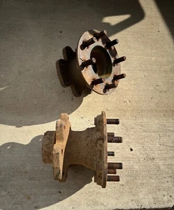 1989-1993 DODGE RAM D350 2WD 1ST GEN CUMMINS FRONT Dually HUB SET - Picture 1 of 1